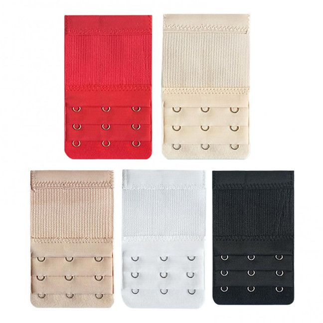 Women's Bra Extender 2 Hook/3 Hook/4 Hook/5 Hook Soft Stretchy Bra Strap Extender Elastic Extension Strap