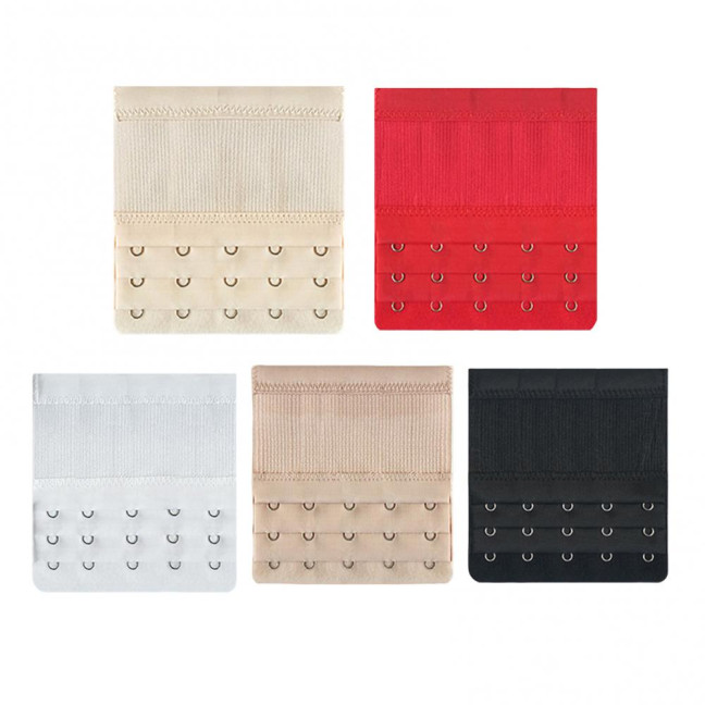 Women's Bra Extender 2 Hook/3 Hook/4 Hook/5 Hook Soft Stretchy Bra Strap Extender Elastic Extension Strap