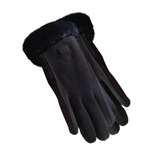Women Winter Gloves Fleece Lined Touchscreen Gloves Thickened Warm Full Finger Windproof Gloves for Outdoor Sports Cycling Driving 