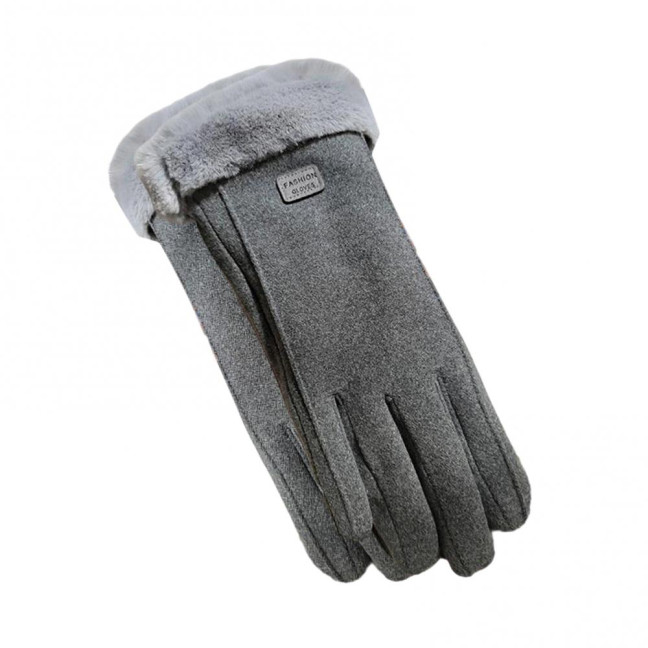 Women Winter Gloves Fleece Lined Touchscreen Gloves Thickened Warm Full Finger Windproof Gloves for Outdoor Sports Cycling Driving 