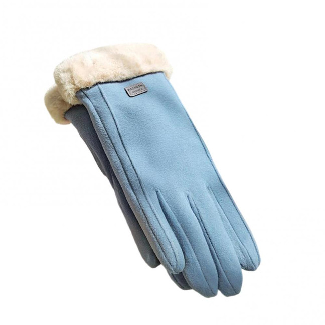 Women Winter Gloves Fleece Lined Touchscreen Gloves Thickened Warm Full Finger Windproof Gloves for Outdoor Sports Cycling Driving 