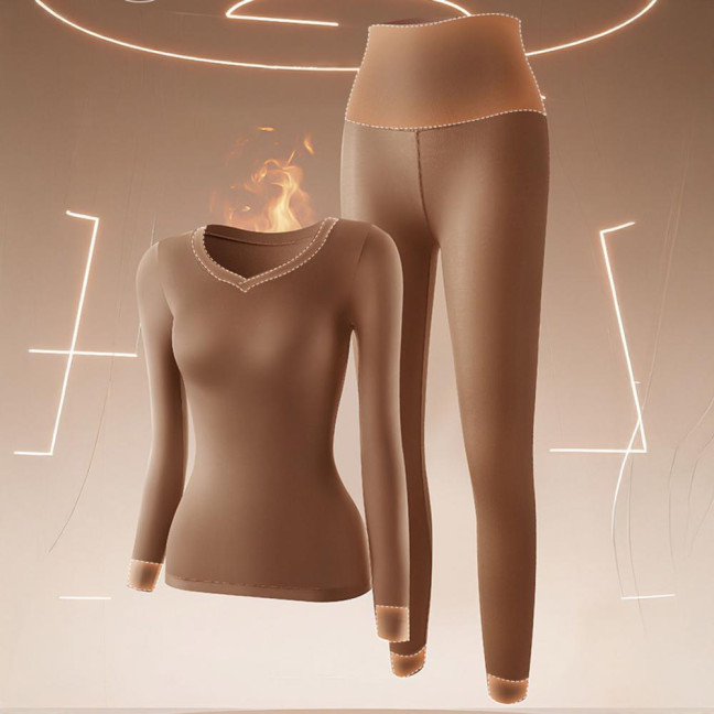 Thermal Underwear Set for Women Long Johns Base Layer Set Long Sleeve Shirt And Leggings for Winter Cold Weather Thermal Underwear Set for Women Long Johns Base Layer Set Long Sleeve Shirt And Leggings for Winter Cold Weather