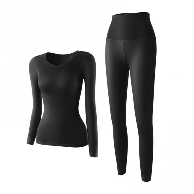 Thermal Underwear Set for Women Long Johns Base Layer Set Long Sleeve Shirt And Leggings for Winter Cold Weather Thermal Underwear Set for Women Long Johns Base Layer Set Long Sleeve Shirt And Leggings for Winter Cold Weather