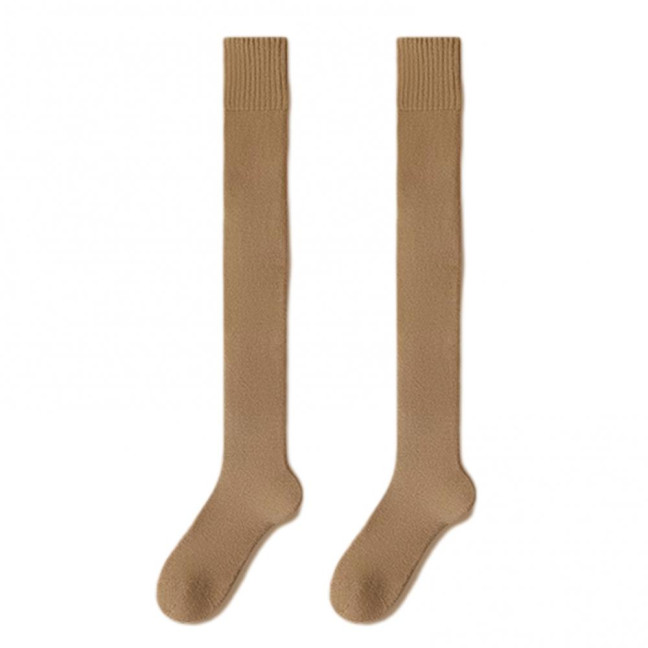 Women's Socks Winter Warm Long Stockings Thick Thermal Elastic Stockings Breathable Thicken Casual Knee High Socks for Daily Wear And Matching