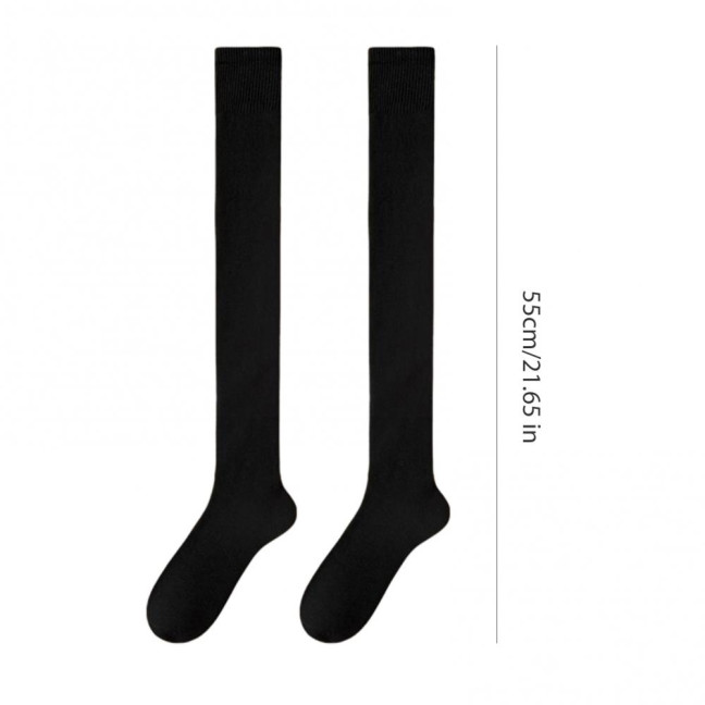 Women's Socks Winter Warm Long Stockings Thick Thermal Elastic Stockings Breathable Thicken Casual Knee High Socks for Daily Wear And Matching