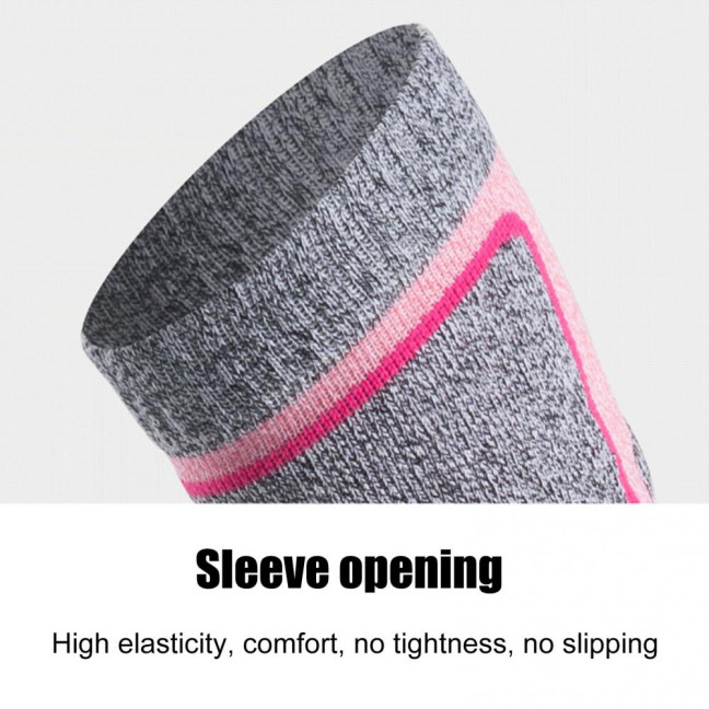 Thermal Ski Socks Women Winter Thickened Warm Socks Breathable Cotton Stretchy Sports Socks for Skiing Snowboarding