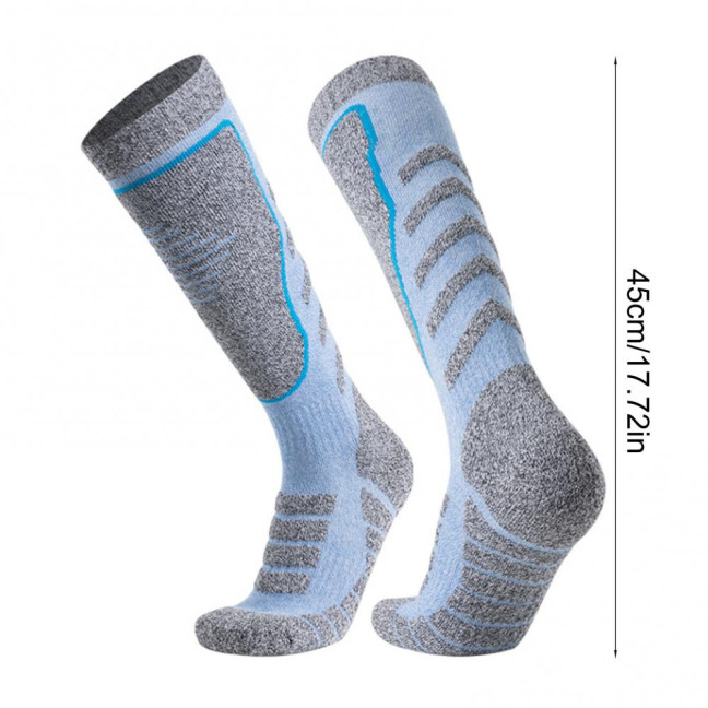 Thermal Ski Socks Women Winter Thickened Warm Socks Breathable Cotton Stretchy Sports Socks for Skiing Snowboarding