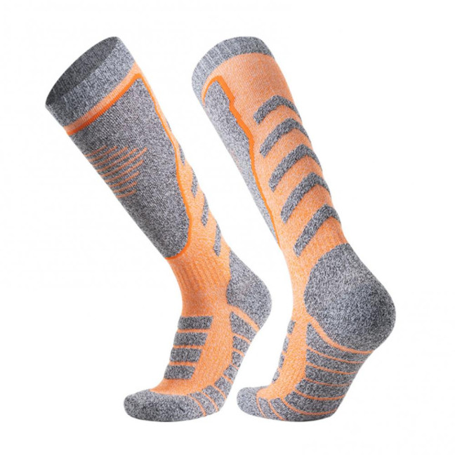 Thermal Ski Socks Women Winter Thickened Warm Socks Breathable Cotton Stretchy Sports Socks for Skiing Snowboarding