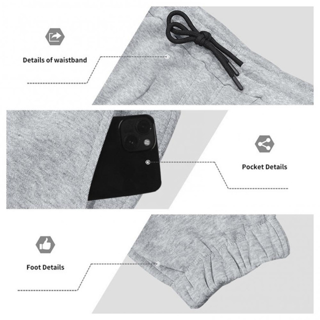 Men Winter Sweatpants Thickened Cargo Pants Warm Casual Baggy Trousers Drawstring Waist Jogger Pants for Work Street Daily Wear