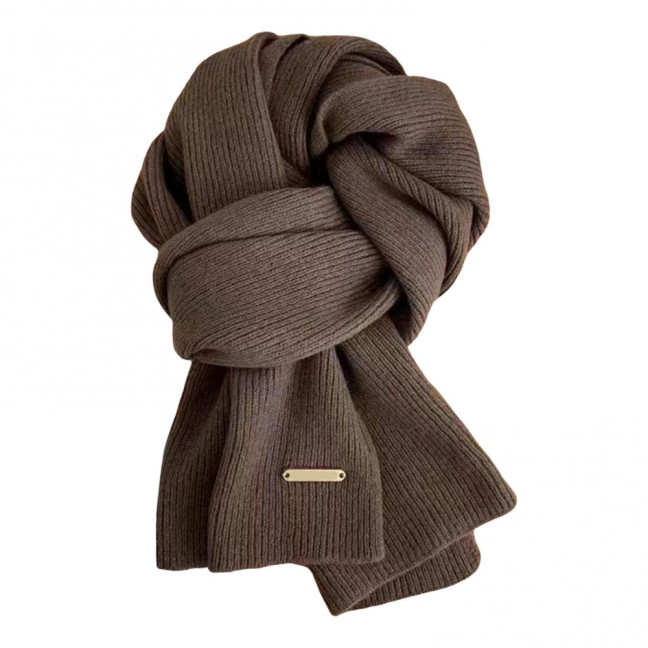 Women Scarf Solid Color Thickened Windproof Warm Versatile Scarf Daily Winter Outdoor Cycling Long Scarf Women Scarf Solid Color Thickened Windproof Warm Versatile Scarf Daily Winter Outdoor Cycling Long Scarf