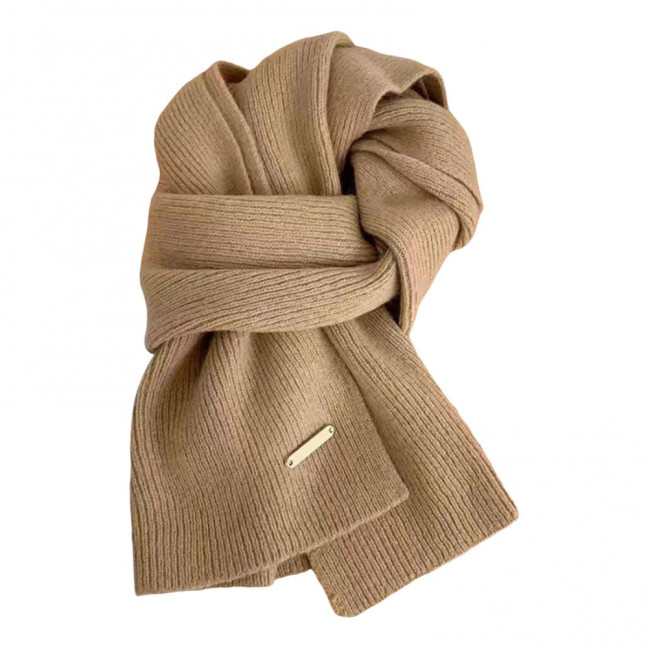 Women Scarf Solid Color Thickened Windproof Warm Versatile Scarf Daily Winter Outdoor Cycling Long Scarf Women Scarf Solid Color Thickened Windproof Warm Versatile Scarf Daily Winter Outdoor Cycling Long Scarf