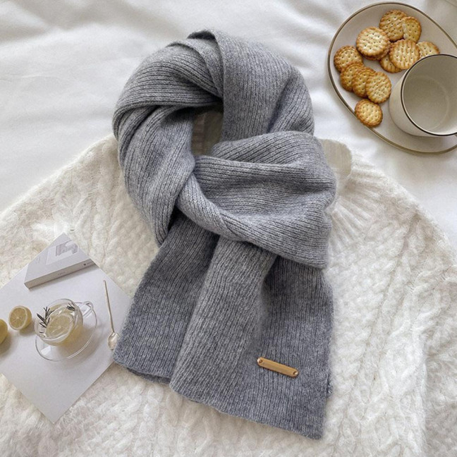 Women Scarf Solid Color Thickened Windproof Warm Versatile Scarf Daily Winter Outdoor Cycling Long Scarf Women Scarf Solid Color Thickened Windproof Warm Versatile Scarf Daily Winter Outdoor Cycling Long Scarf