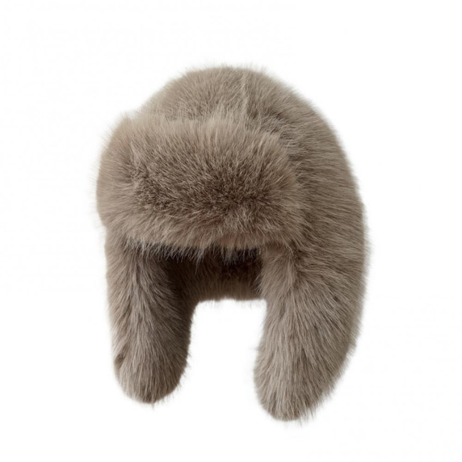 Lei Feng Hat Solid Color Imitation Fox Fur Skiing Hat Autumn Winter Women Warm Hat Outdoor Activities Accessories Lei Feng Hat Solid Color Imitation Fox Fur Skiing Hat Autumn Winter Women Warm Hat Outdoor Activities Accessories