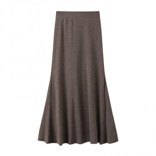Maxi Skirt High Waist Solid Color Breathable Comfortable Large Hem Design Long Skirt Fashion Accessories Maxi Skirt High Waist Solid Color Breathable Comfortable Large Hem Design Long Skirt Fashion Accessories