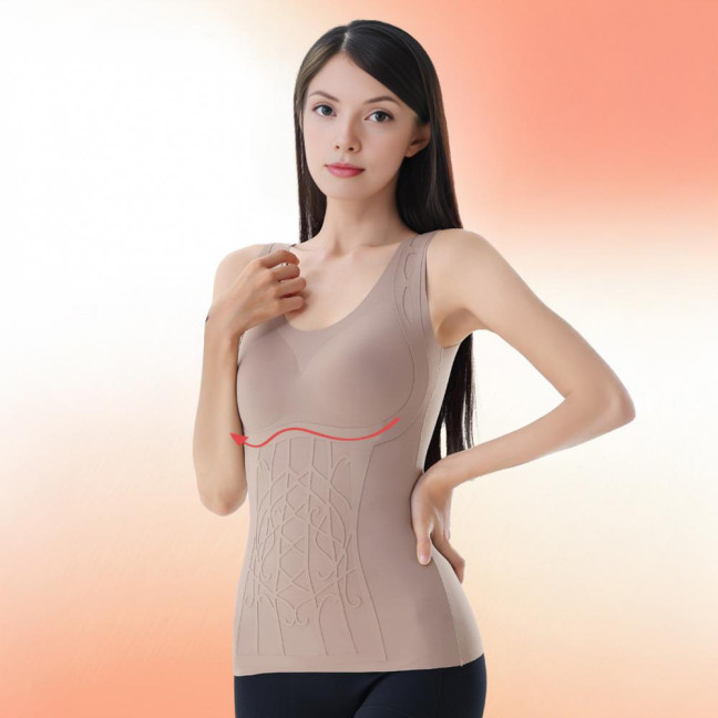 Women Sleeveless Thermal Tank Top Fleece Lined Warm Undershirts Padded Camisole Base Layer for Cold Weather