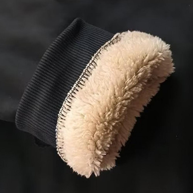 Men Fleece Lined Sweatshirt Warm Winter Pullover Crew Neck Autumn Thickened Basic Top for Daily Wear Sports Street Work