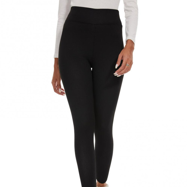 Women Leggings Solid Color High Waist Plush Lining Thickened Warm Pants Tight Fit Cold Weather Leggings Women Leggings Solid Color High Waist Plush Lining Thickened Warm Pants Tight Fit Cold Weather Leggings