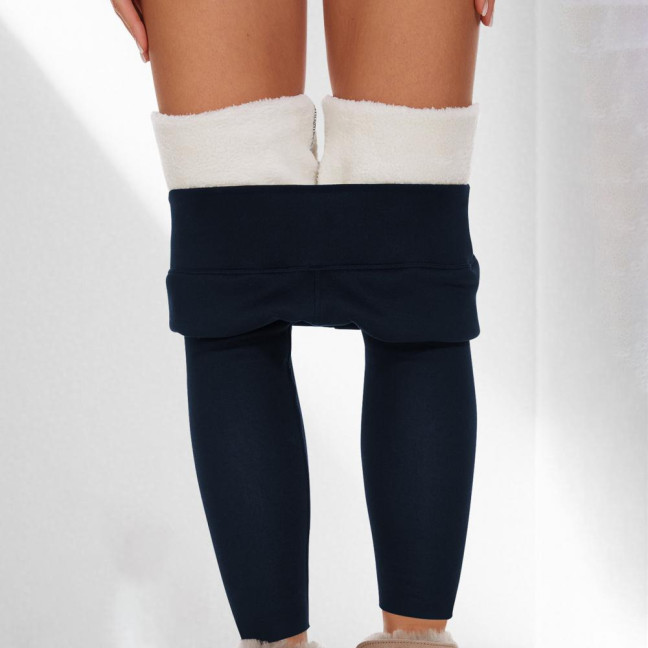 Women Leggings Solid Color High Waist Plush Lining Thickened Warm Pants Tight Fit Cold Weather Leggings Women Leggings Solid Color High Waist Plush Lining Thickened Warm Pants Tight Fit Cold Weather Leggings