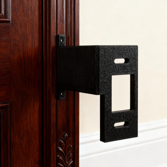 Ring Doorbell Extender Mount Weather Resistant Design Ultra-Thin Heavy-Duty Extension Bracket Stand Tools-free Doorbell Extender