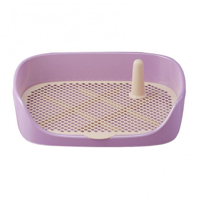 Pet Dog Toilet Portable Pet Lavatory with Protection Wall Potty Training Toilet with Grille Litter Box for Cat Puppy Small Medium Dogs