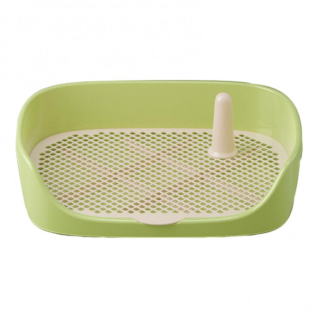 Pet Dog Toilet Portable Pet Lavatory with Protection Wall Potty Training Toilet with Grille Litter Box for Cat Puppy Small Medium Dogs