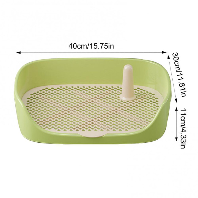 Pet Dog Toilet Portable Pet Lavatory with Protection Wall Potty Training Toilet with Grille Litter Box for Cat Puppy Small Medium Dogs