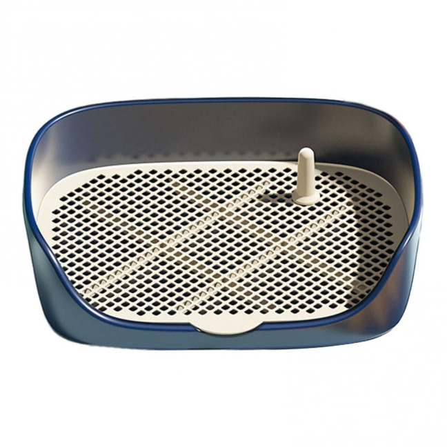 Pet Dog Toilet Portable Pet Lavatory with Protection Wall Potty Training Toilet with Grille Litter Box for Cat Puppy Small Medium Dogs