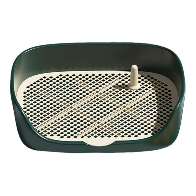 Pet Dog Toilet Portable Pet Lavatory with Protection Wall Potty Training Toilet with Grille Litter Box for Cat Puppy Small Medium Dogs