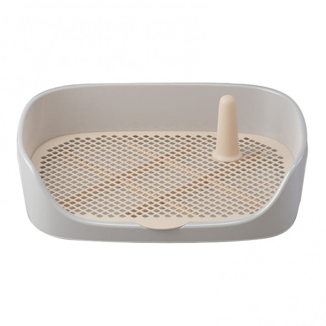 Pet Dog Toilet Portable Pet Lavatory with Protection Wall Potty Training Toilet with Grille Litter Box for Cat Puppy Small Medium Dogs