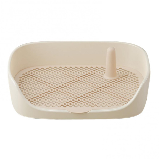 Pet Dog Toilet Portable Pet Lavatory with Protection Wall Potty Training Toilet with Grille Litter Box for Cat Puppy Small Medium Dogs