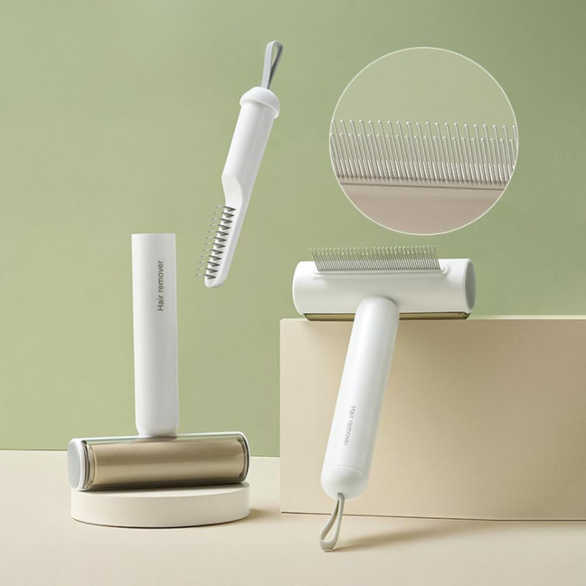 3-In-1 Multi-functional Pet Grooming Brush Dog Cat Hair Remover Roller Hair Detangling Comb Deshedding Dematting Tools Pet Supplies 3-In-1 Multi-functional Pet Grooming Brush Dog Cat Hair Remover Roller Hair Detangling Comb Deshedding Dematting Tools Pet Supplies