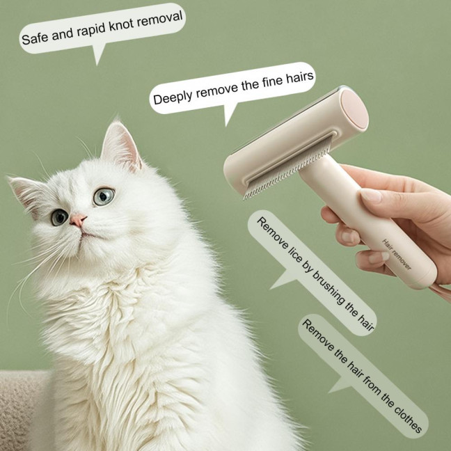 3-In-1 Multi-functional Pet Grooming Brush Dog Cat Hair Remover Roller Hair Detangling Comb Deshedding Dematting Tools Pet Supplies 3-In-1 Multi-functional Pet Grooming Brush Dog Cat Hair Remover Roller Hair Detangling Comb Deshedding Dematting Tools Pet Supplies