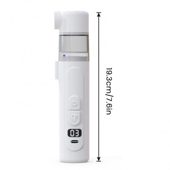 Electric Louse Comb Wireless Rechargeable 2-in-1 Vacuum Comb Portable Nit Comb Flea Remover Fine-Toothed Comb for Pets Adults Children All Hair Types