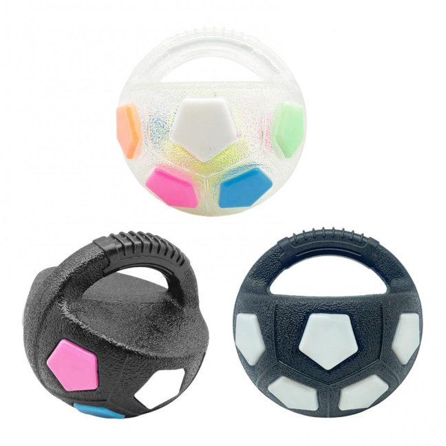 2Pcs Dog Toy Ball Kettlebell Design Rubber Squeaky Ball with Handle Interactive Toss And Fetch Toy for Medium Large Breeds Dogs Play Exercise 2Pcs Dog Toy Ball Kettlebell Design Rubber Squeaky Ball with Handle Interactive Toss And Fetch Toy for Medium Large Breeds Dogs Play Exercise