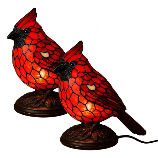 Cardinals Table Lamp Resin Red Bird Night Light for Bedside Living Room Christmas Decor Warm Glow Art Piece for Home Decoration Cardinals Table Lamp Resin Red Bird Night Light for Bedside Living Room Christmas Decor Warm Glow Art Piece for Home Decoration