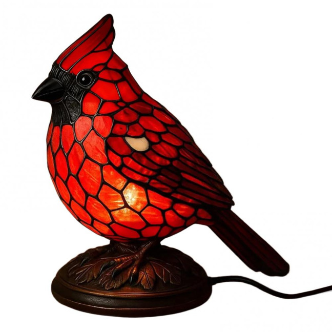 Cardinals Table Lamp Resin Red Bird Night Light for Bedside Living Room Christmas Decor Warm Glow Art Piece for Home Decoration Cardinals Table Lamp Resin Red Bird Night Light for Bedside Living Room Christmas Decor Warm Glow Art Piece for Home Decoration