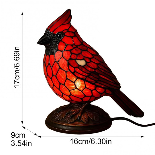 Cardinals Table Lamp Resin Red Bird Night Light for Bedside Living Room Christmas Decor Warm Glow Art Piece for Home Decoration Cardinals Table Lamp Resin Red Bird Night Light for Bedside Living Room Christmas Decor Warm Glow Art Piece for Home Decoration