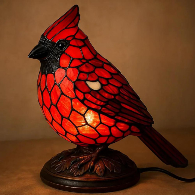 Cardinals Table Lamp Resin Red Bird Night Light for Bedside Living Room Christmas Decor Warm Glow Art Piece for Home Decoration Cardinals Table Lamp Resin Red Bird Night Light for Bedside Living Room Christmas Decor Warm Glow Art Piece for Home Decoration