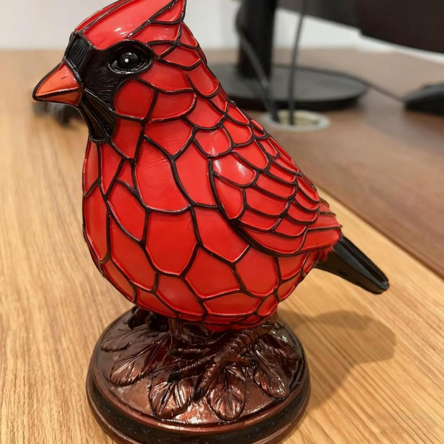 Cardinals Table Lamp Resin Red Bird Night Light for Bedside Living Room Christmas Decor Warm Glow Art Piece for Home Decoration Cardinals Table Lamp Resin Red Bird Night Light for Bedside Living Room Christmas Decor Warm Glow Art Piece for Home Decoration