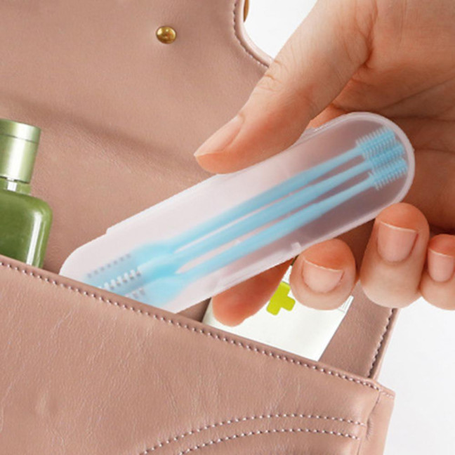 1/2/3/5/12/24Pcs Double-Head Nose Hair Trimmer Sharp Blade 360 Degree Rotating Nasal Hair Cutter Remover Men Women Manual Nose Hair Trimming Tools 