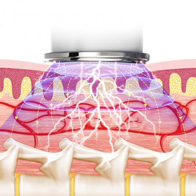 Portable Neck Massager 6 Vibration Modes 16 Intensity Levels Rechargeable Deep Tissue Neck Pain Relief Electric Heated Vibration Cervical Massager 