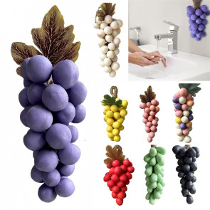 Grape Cluster Handmade Soap 250g Scented Cold-Process Soap for Face Body Realistic Moisturizing Soap Gift for All Skin Types 