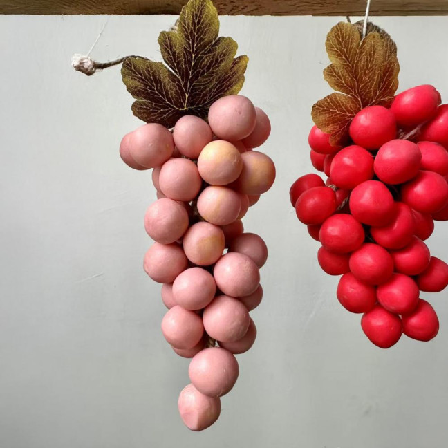 Grape Cluster Handmade Soap 250g Scented Cold-Process Soap for Face Body Realistic Moisturizing Soap Gift for All Skin Types 