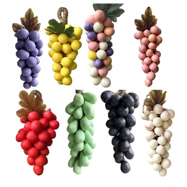 Grape Cluster Handmade Soap 250g Scented Cold-Process Soap for Face Body Realistic Moisturizing Soap Gift for All Skin Types 