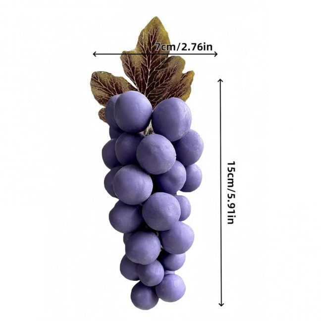 Grape Cluster Handmade Soap 250g Scented Cold-Process Soap for Face Body Realistic Moisturizing Soap Gift for All Skin Types 