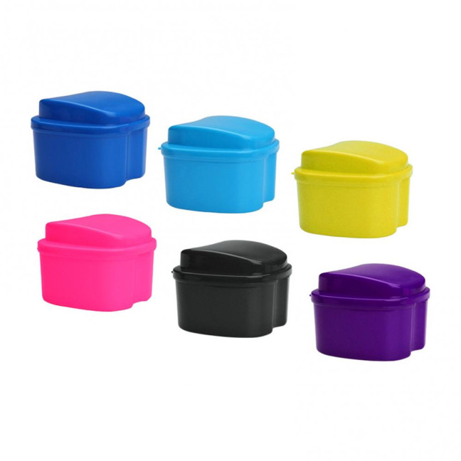Dentures Case Portable Soaking Denture Bath Box with Strainer Basket Invisible Brace Retainer Mouth Guard Dental Aligner Container Holder Dentures Case Portable Soaking Denture Bath Box with Strainer Basket Invisible Brace Retainer Mouth Guard Dental Aligner Container Holder