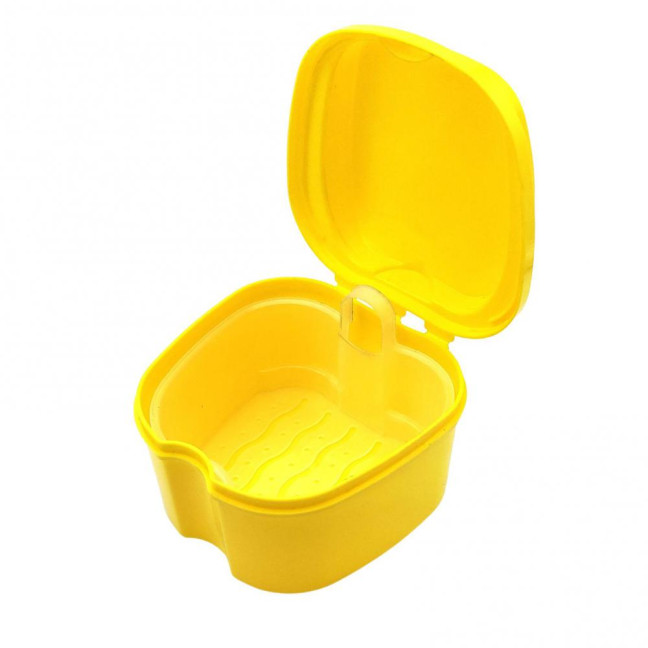 Dentures Case Portable Soaking Denture Bath Box with Strainer Basket Invisible Brace Retainer Mouth Guard Dental Aligner Container Holder Dentures Case Portable Soaking Denture Bath Box with Strainer Basket Invisible Brace Retainer Mouth Guard Dental Aligner Container Holder