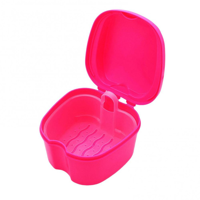 Dentures Case Portable Soaking Denture Bath Box with Strainer Basket Invisible Brace Retainer Mouth Guard Dental Aligner Container Holder Dentures Case Portable Soaking Denture Bath Box with Strainer Basket Invisible Brace Retainer Mouth Guard Dental Aligner Container Holder