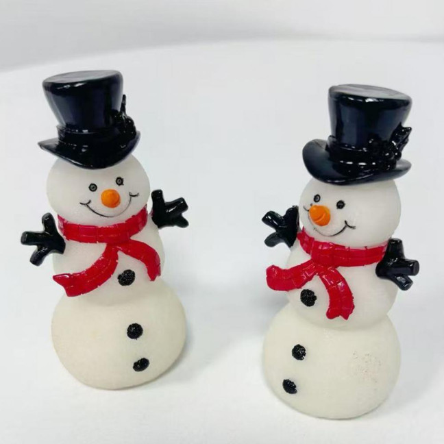LED Snowman Night Light USB Powered Color Changing Soft Glowing Light Transparent Plastic Christmas Decoration LED Snowman Night Light USB Powered Color Changing Soft Glowing Light Transparent Plastic Christmas Decoration