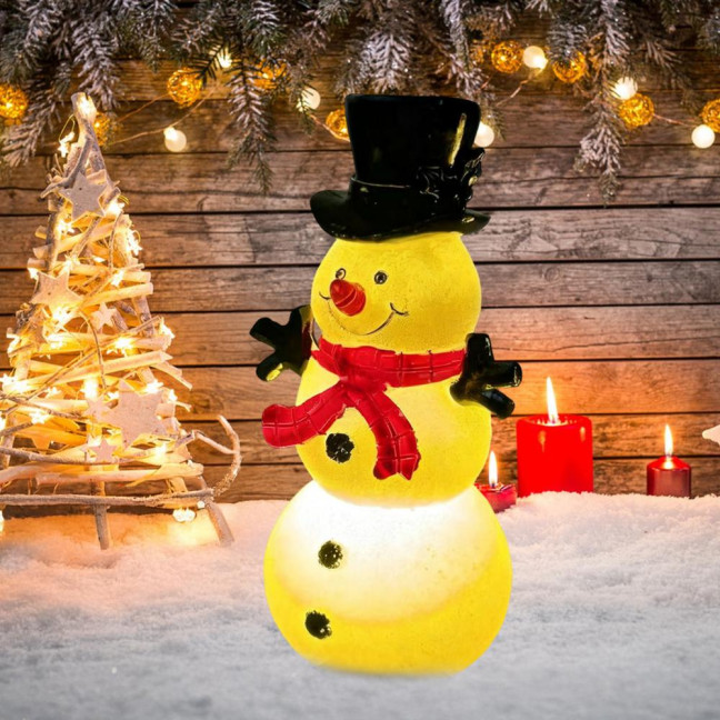 LED Snowman Night Light USB Powered Color Changing Soft Glowing Light Transparent Plastic Christmas Decoration LED Snowman Night Light USB Powered Color Changing Soft Glowing Light Transparent Plastic Christmas Decoration